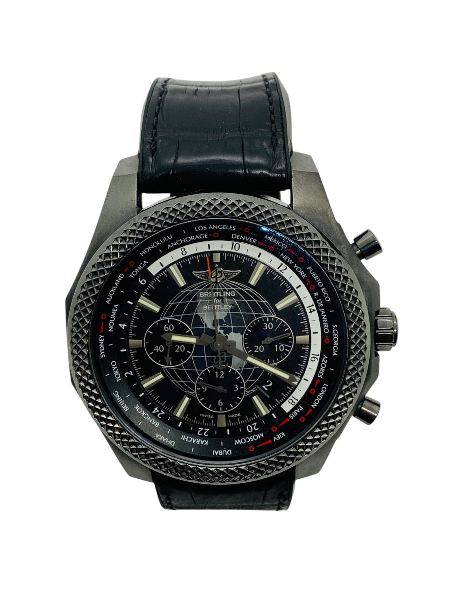 Breitling Bentley B05 Unitime LIMITED Black PVD Steel 49mm Automatic (READ)