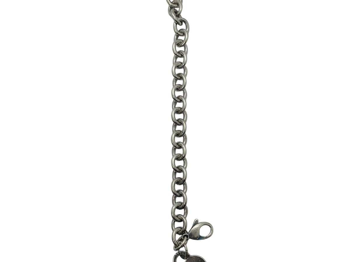 Tiffany & Co .925 Return To Tiffany Heart Charm Bracelet Size 7" \ 33g