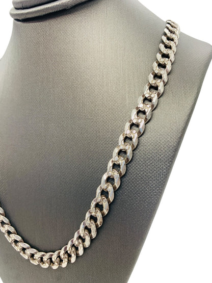 .925 Sterling Silver Curb Chain 22in 6.1mm 41.3g