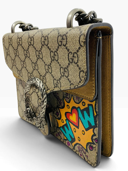 Gucci GG Dionysus Supreme Mini Crossbody Chain  Bag