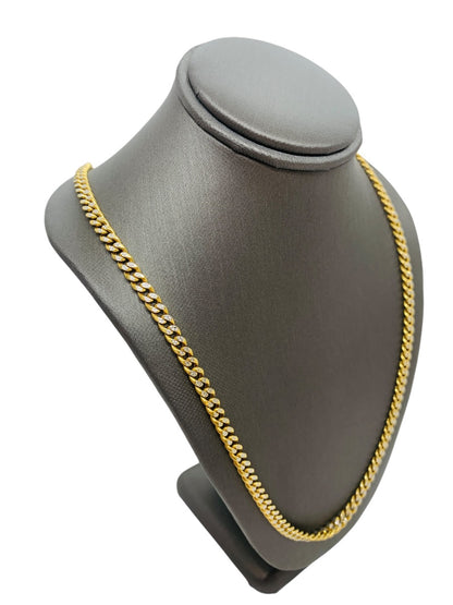 14K 2T Gold Curb Chain | Size 19 | 13.8g