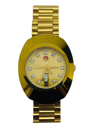 Rado Diastar Gold-Tone 648.0413.3 Automatic Men's Watch w/ Box