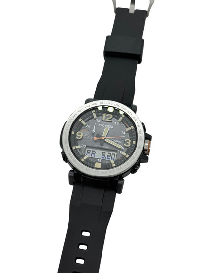 Casio Pro Trek Men's Tough Solar Triple Sensor Watch PRG-600