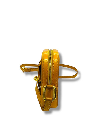 Louis Vuitton Monogram Vernis Christie PM Shoulder Bag Yellow