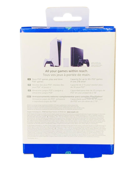 Seagate Game Drive PS5 2TB External USB Portable Hard Drive
