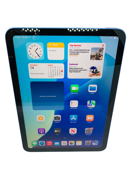 Apple iPad A160 | 11th Gen | A3354 |128 GB | Wi-Fi | 11" | Blue