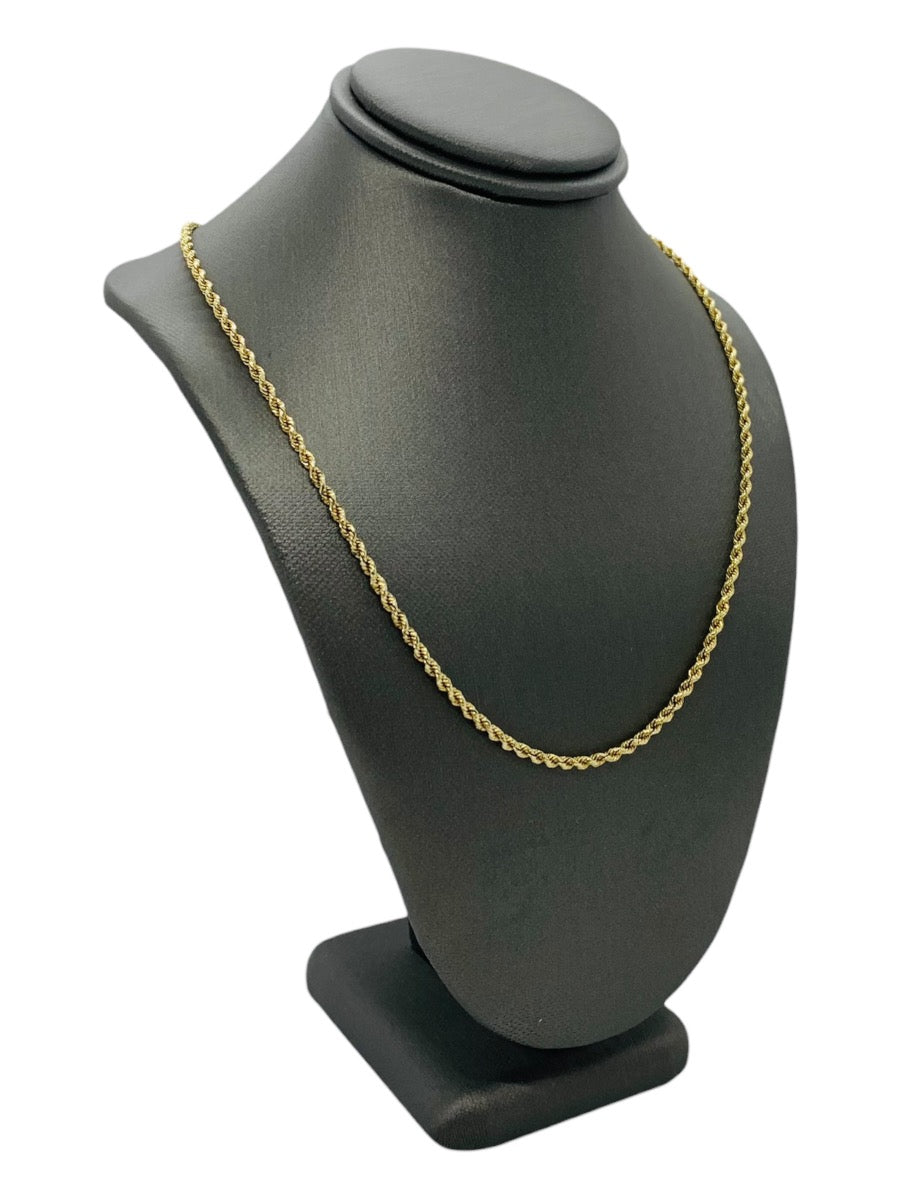 10K Yellow Gold Rope Chain | 22" | 3.4g