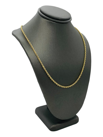 10K Yellow Gold Rope Chain | 22" | 3.4g