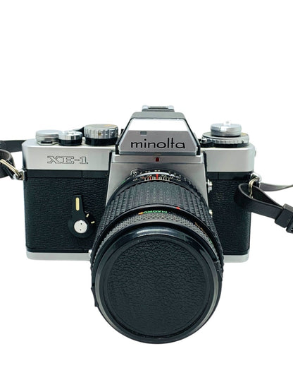 Vintage Minolta XE-1 SLR Film Camera w/ f=135m Sears Lens
