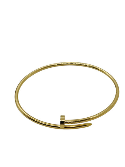 Cartier Juste Un Clou bracelet Small Model 750 18K Yellow Gold Size 19 w/ Cert