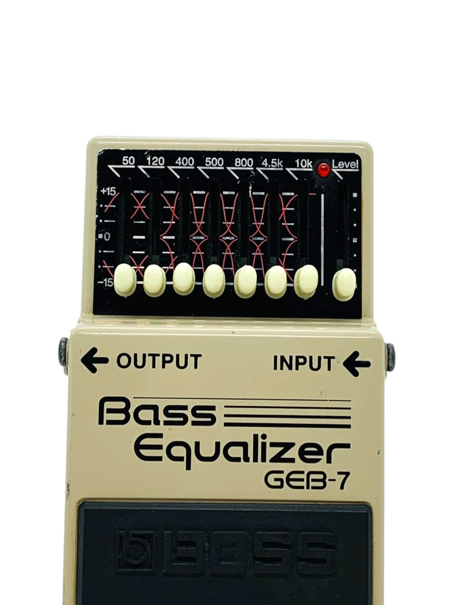 Boss Bass Equalizer GEB-7 Effects 9V