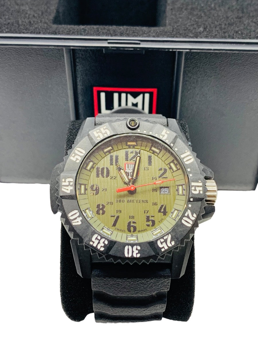 Luminox 3813 Automatic Men's Master Carbon Seal 3800 Dark Grey Strap Watch