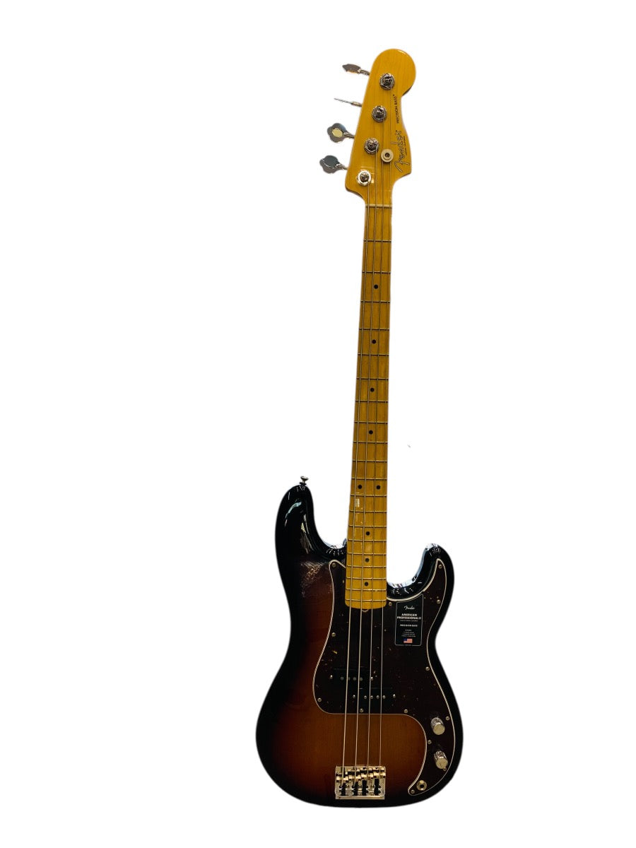 Fender American Precision II Electric Bass Guitar Sunburst