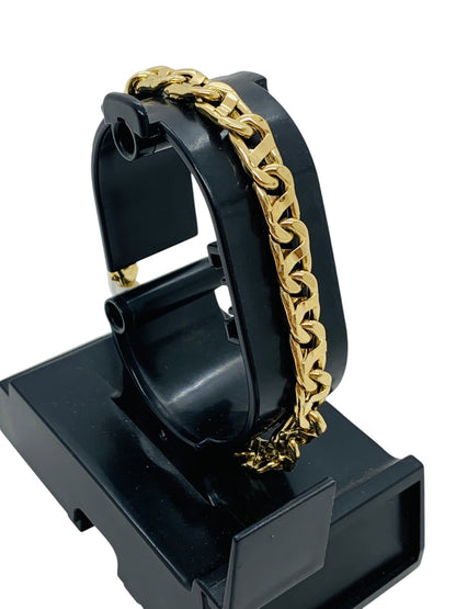 14K Curb Yellow Gold Bracelet | Size 8.5 | 9.7g