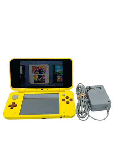 Nintendo Pikachu Edition 2DS XL Jan-001 Yellow w/ Zelda Case+Charger
