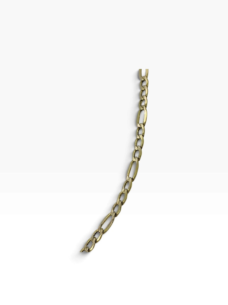 10K Yellow Gold Figaro Chain 5.8 Grams | 5mm Width | 24" Length
