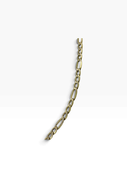 10K Yellow Gold Figaro Chain 5.8 Grams | 5mm Width | 24" Length