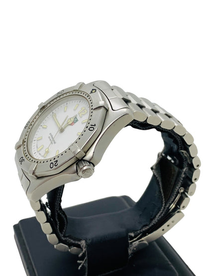 Tag Heuer WK1111 Mens Watch Stainless Steel 40mm White Quartz