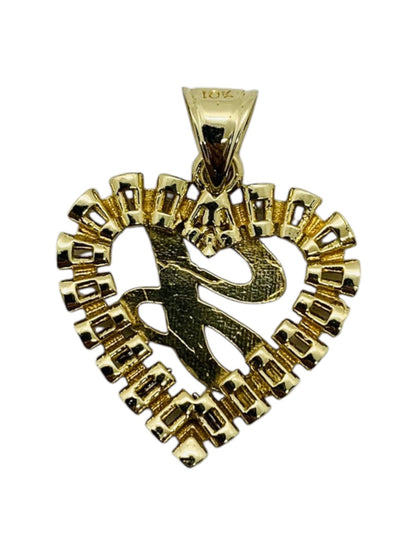 10K Yellow Gold "J" Pendant | 2.8g