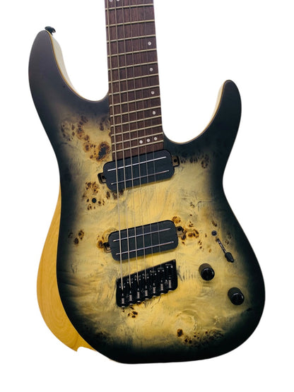 Schecter Reaper-7 Multiscale 7-String Guitar Satin Inferno Burst