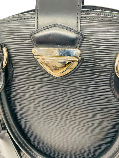 Louis Vuitton Pont Neuf Leather Handbag Black