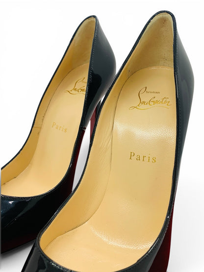Christian Louboutin Black Pumps Red Bottom Womens Size 8
