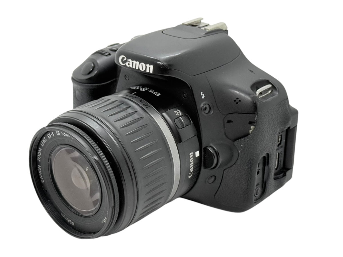 Canon EOS Rebel T3i - 18.0MP - DSLR Camera w/ EF-S 18-55 Lens (READ)