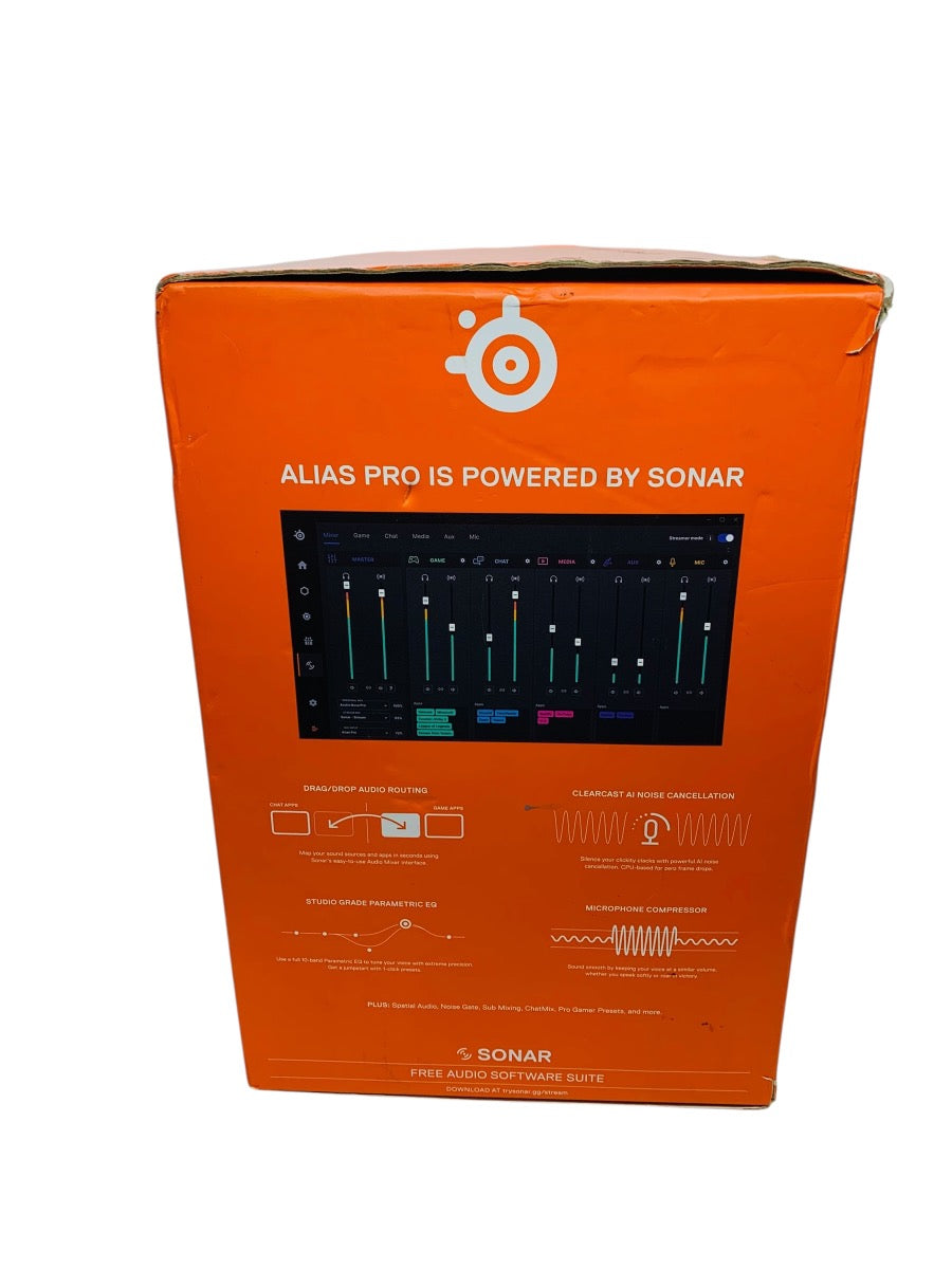 SteelSeries Alias Pro Combo Desktop Microphone Includes Accessories