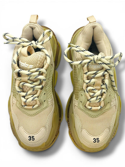 Balenciaga Triple S Women's Sneakers | US 4 | Nude Color