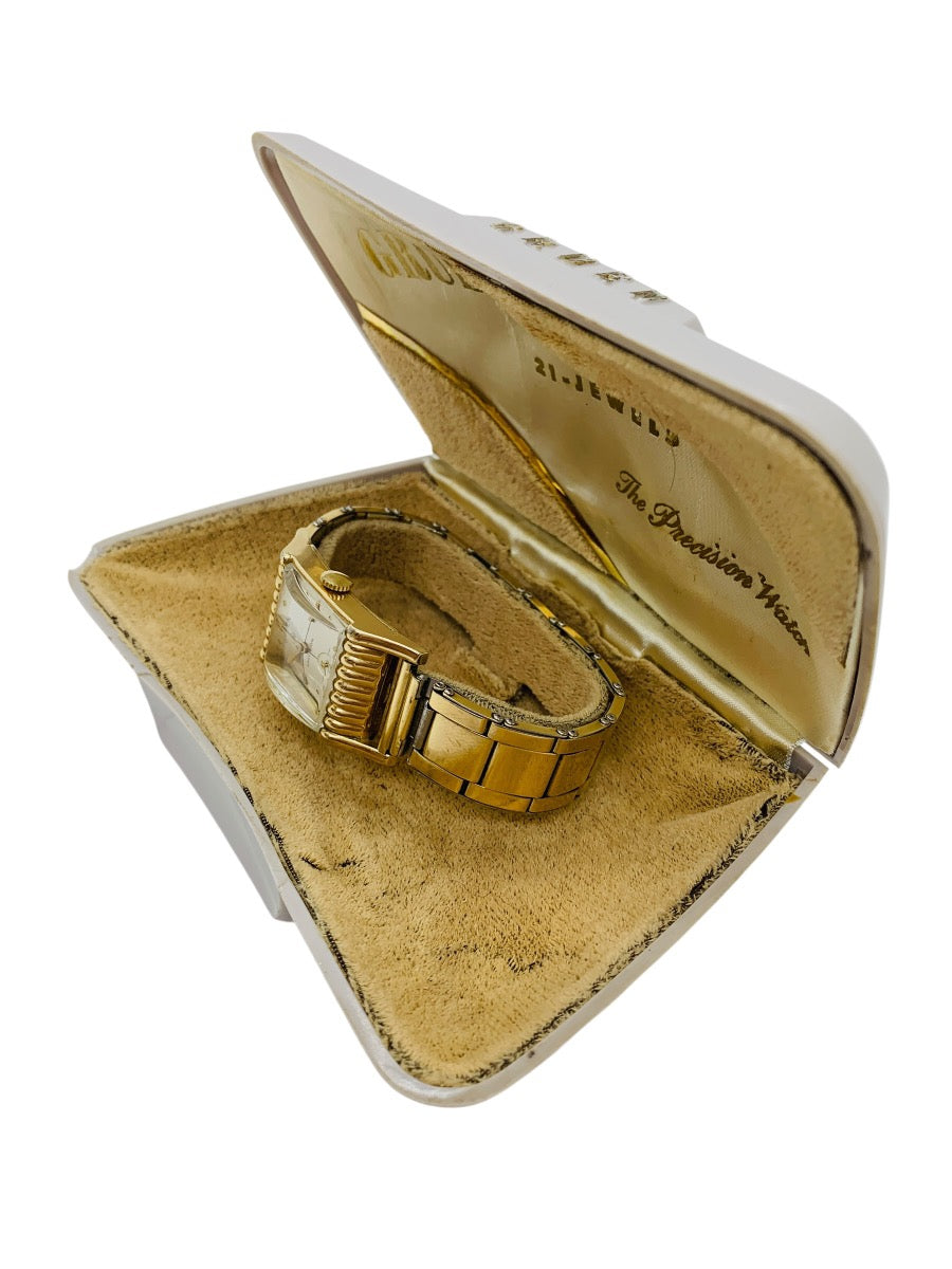 Gruen 10K Gold-Filled Precision Watch
