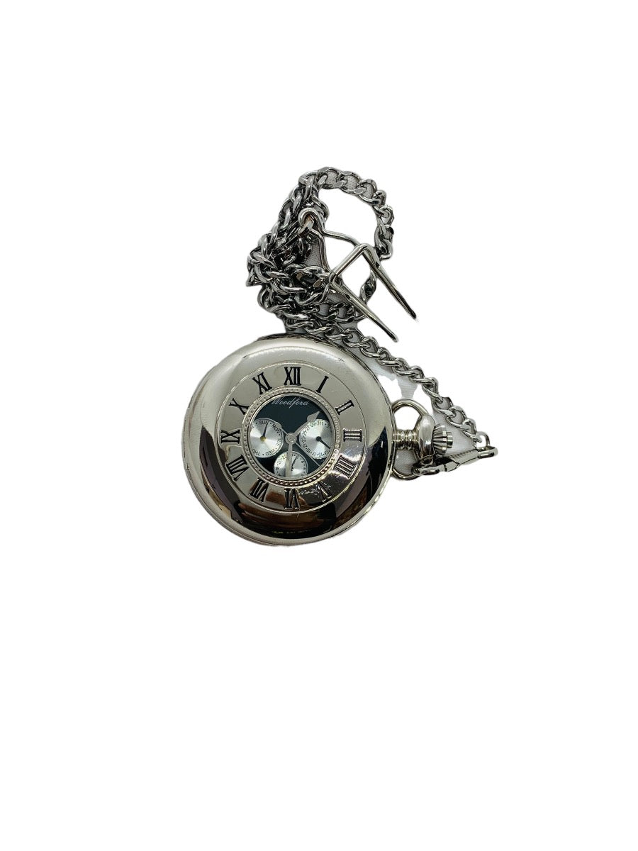 Woodford Half Hunter Pocket Watch, 17 Jewel Face