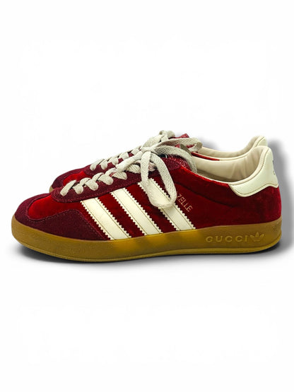 Gucci x Adidas Gazelle Men's Sneakers | US 6.5 | Red Suede
