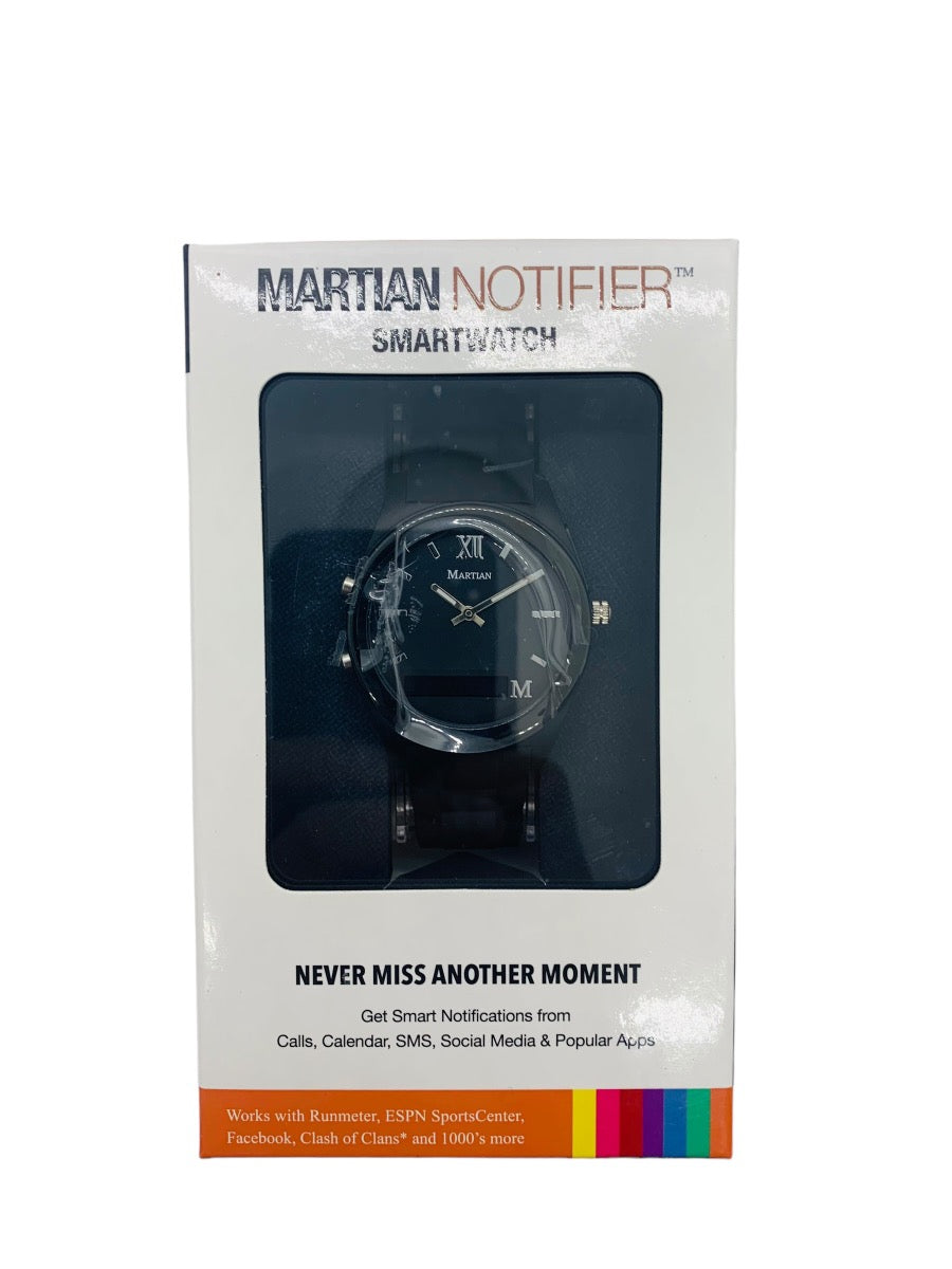 Martian Notifier Smart Watch - Black