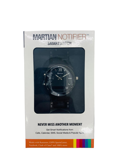 Martian Notifier Smart Watch - Black