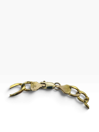 10K Yellow Gold Figaro Bracelet Unisex 2.2 Grams | 8" Length | 5mm Width