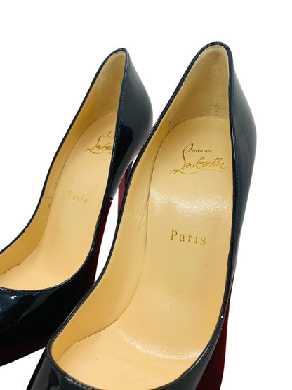 Christian Louboutin Black Pumps Red Bottom Womens Size 8