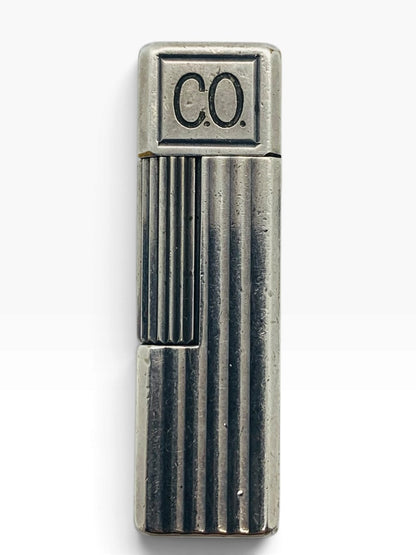 Vintage ST Dupont Ligne 1 Mid-Century Luxury Short Silver Plated Pocket Lighter  Made in France