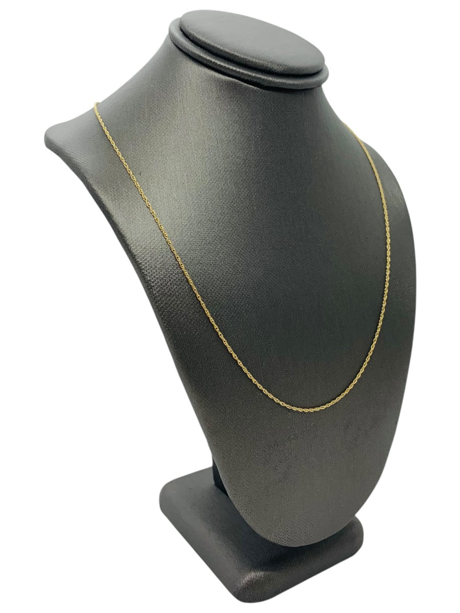 14K Yellow Gold Rope Chain | 16" | 1.1g
