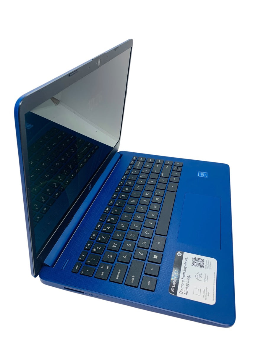 HP Laptop 14-dq0055dx 14" HD Intel Celeron N4120 4GB RAM 64GB eMMC Blue