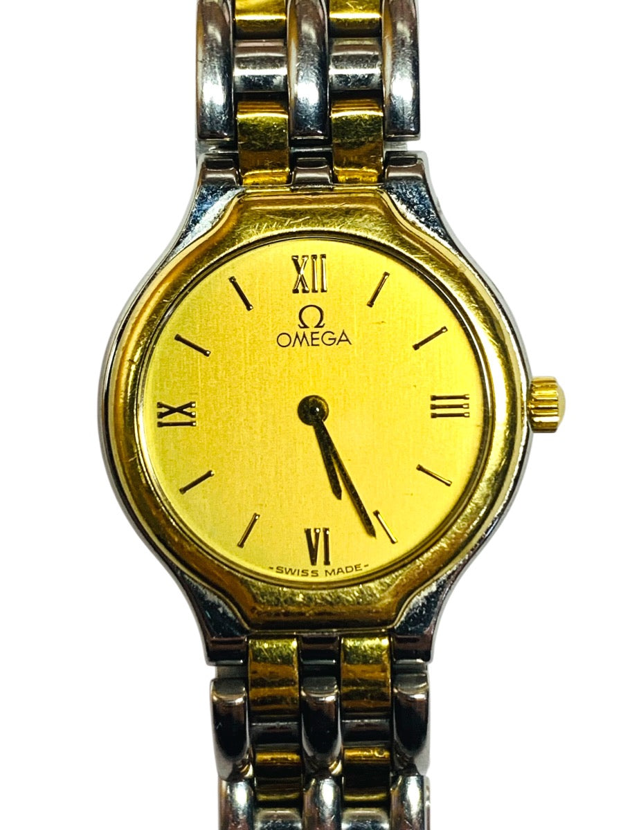 Omega De Ville Quartz Lady's Watch 18k S.Steel 23mm 2-Tone 4260.13.00 81LC450