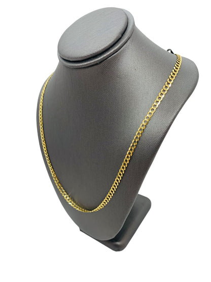 14K Yellow Gold Curb Chain | Size 20 | 7.5g