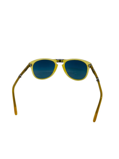 Persol Steve Mcqueen Yellow Polarized Sunglasses Folding 54□21 140