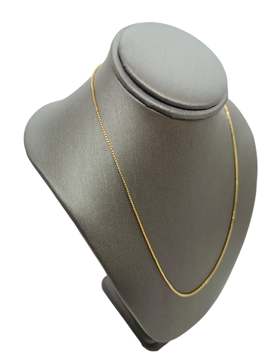 14K Yellow Gold Box Chain | Size 14 | 1.6g