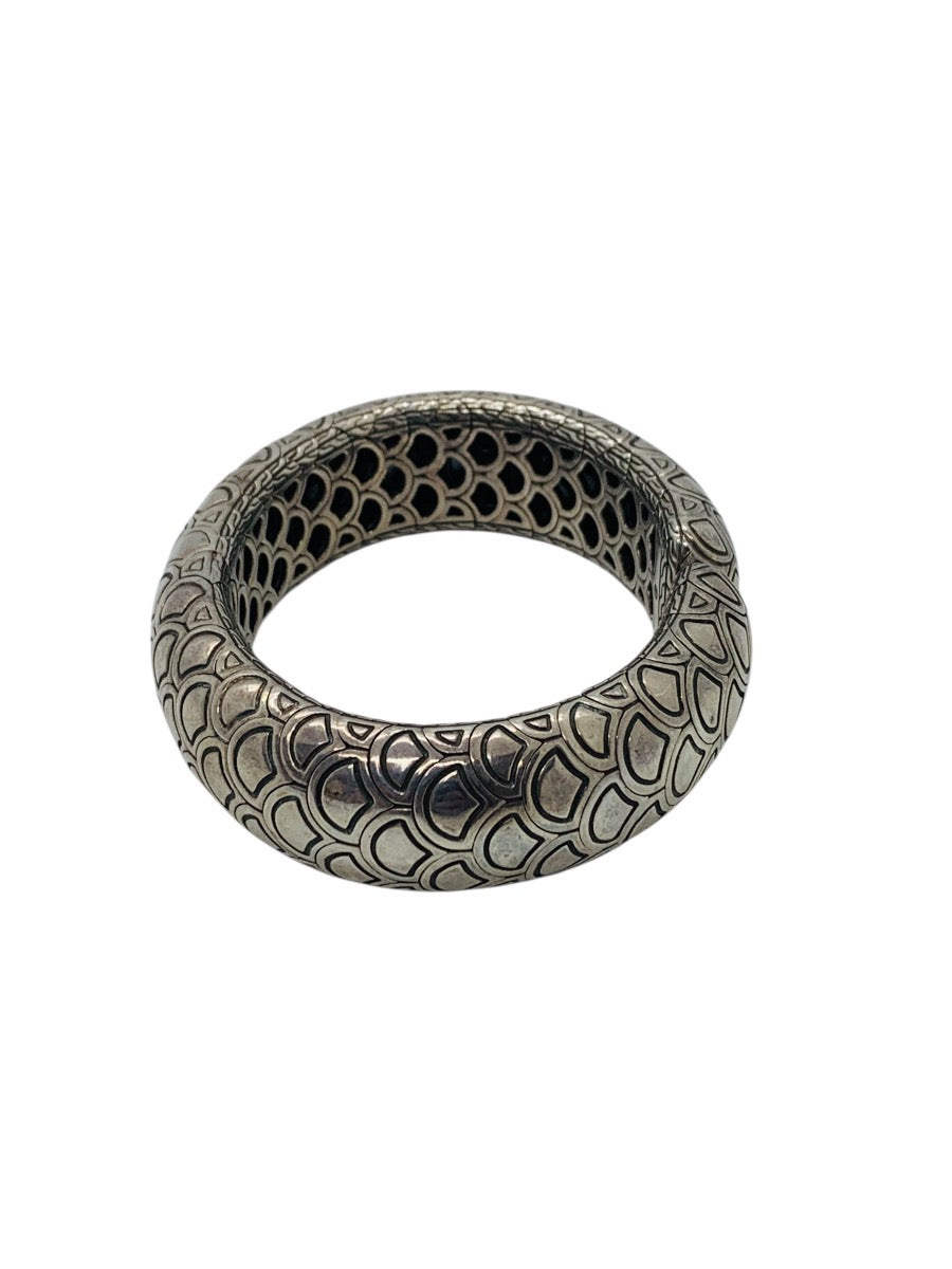 John Hardy Naga Collection Sterling Silver Flexible Cuff Bracelet 7"