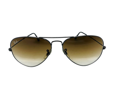 Ray Ban Aviators Made In Italy 58-14 w/ Case | Brown Lens