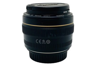 Canon Lens EF 50mm 1:1.4 Ultrasonic With Lens Caps & Hoya 58mm Filter