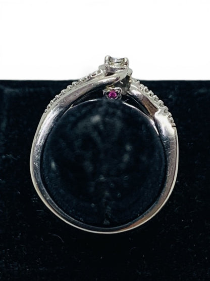 Sterling Silver 925 Diamond Ring 0.15CTW Size 7