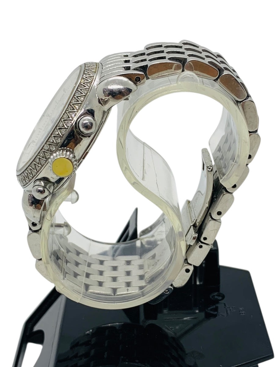 Michele Stainless Steel Band White Face Watch - Watch Only