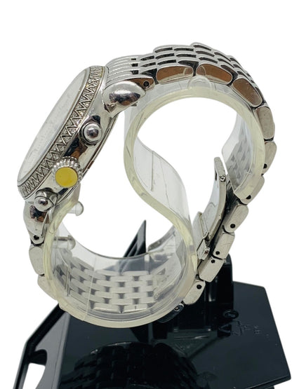 Michele Stainless Steel Band White Face Watch - Watch Only