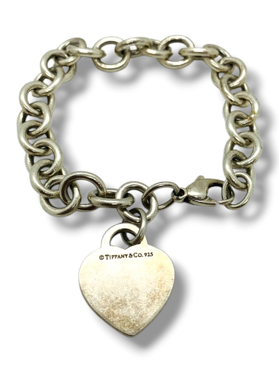 Tiffany & Co. "Retun to Tiffany" .925 Silver Charm Bracelet